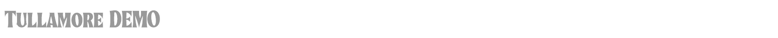 Tullamore font preview